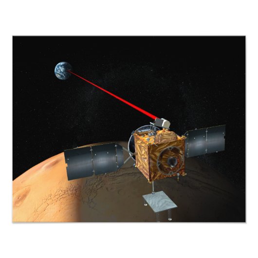 火星通信衛星2 フォトプリント            (正面)