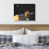 火星通信衛星 キャンバスプリント (インサイチュ (寝室))