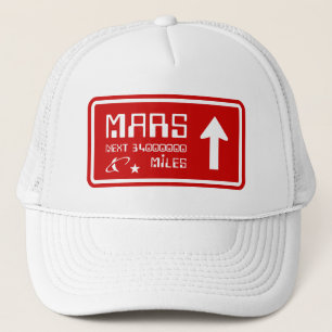 火星道路標識へ キャップ