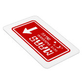 火星道路標識へ マグネット (右側)