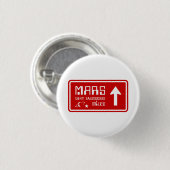 火星道路標識へ 缶バッジ (正面&裏面)