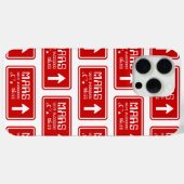火星道路標識へ Case-Mate iPhoneケース (裏面 (横))