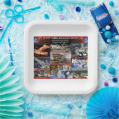 火星鉱山機械 ペーパープレート (パーティー)