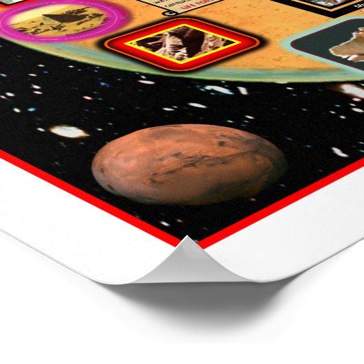 火星顔 ポスター (角)