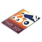 火星2020ローバー宇宙アート ノートブック (左側)