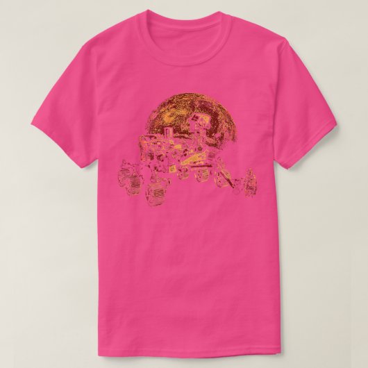 火星2020ローバー忍耐 Tシャツ (デザイン正面)
