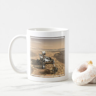 火星2020ローバー火星の表面。 コーヒーマグカップ