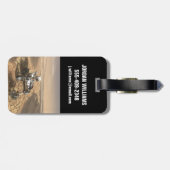 火星2020ローバー火星の表面。 ラゲッジタグ (裏面横)