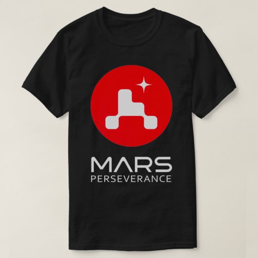 火星2020忍耐ローバー宇宙恋しく思法 Tシャツ (デザイン正面)