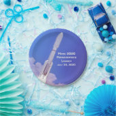 火星2020忍耐力の発表 ペーパープレート (パーティー)