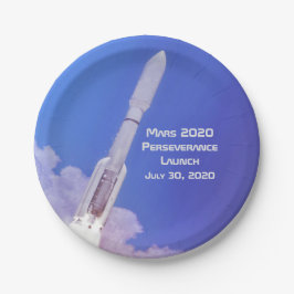 火星2020忍耐力の発表 ペーパープレート