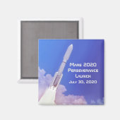 火星2020忍耐力の発表 マグネット (正面/裏面)