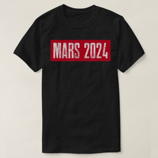 火星2024 Tシャツ (デザイン正面)