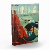 火星 オリンポス山 太陽系最高の火山 フォトブロック (左)