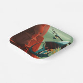 火星 オリンポス山 太陽系最高の火山 ペーパープレート (傾斜あり)