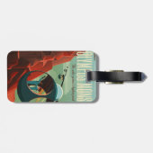 火星 オリンポス山 太陽系最高の火山 ラゲッジタグ (裏面横)