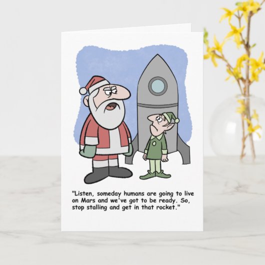 火星 カード (黄色い花)