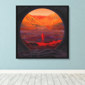 火星 キャンバスプリント (インサイチュ (ウッドフロア))