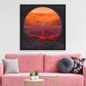 火星 キャンバスプリント (インサイチュ (リビング))