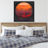 火星 キャンバスプリント (インサイチュ (寝室))
