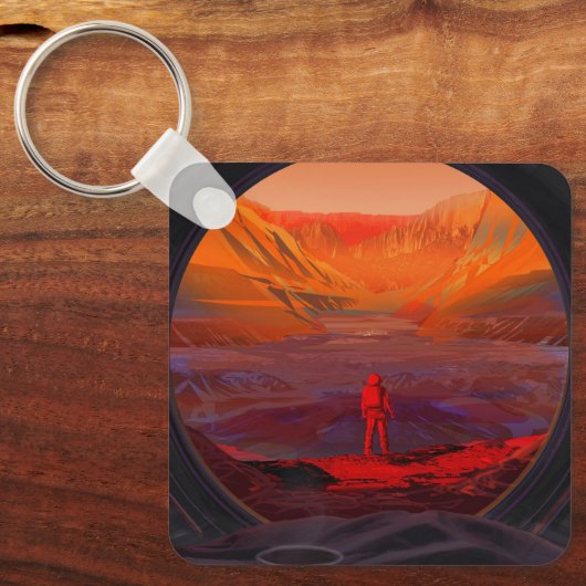 火星 キーホルダー (正面)