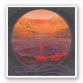 火星 シール (正面)