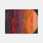 火星 フリースブランケット (正面(横))