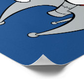 火星™ライディングロケット ポスター (角)