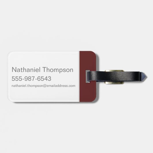 火星™動揺 ラゲッジタグ (裏面横)