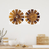 火星 – 半球マップ ポスター (キッチン)