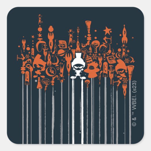 火星™大量破壊兵器 スクエアシール (正面)