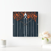 火星™大量破壊兵器 スクエア壁時計 (ホーム)