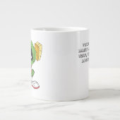 火星™悩む ジャンボコーヒーマグカップ (正面)