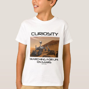 火星(火星の粗紡機)の生命を捜す興味 Tシャツ