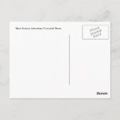 火星!火星好奇心ローバー葉書 ポストカード (裏面)