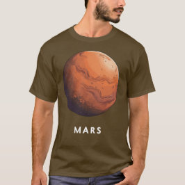 火星/火星- クラシックPlanet Tシャツ