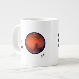 火星"私の夢の休暇"のジャンボマグ- 20oz. ジャンボコーヒーマグカップ
