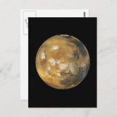 火星!美しいイメージの宇宙。那佐 ポストカード (正面/裏面)