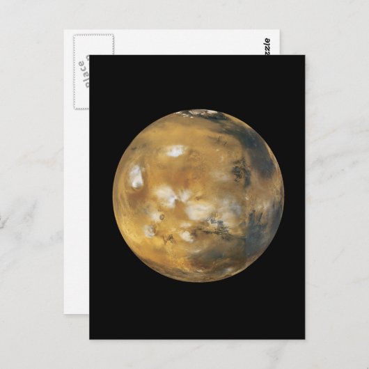 火星!美しいイメージの宇宙。那佐 ポストカード (正面/裏面)