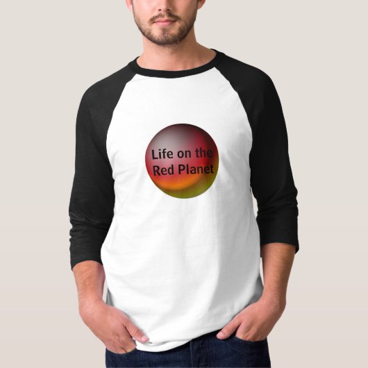 火星 赤い惑星 Tシャツ (正面)