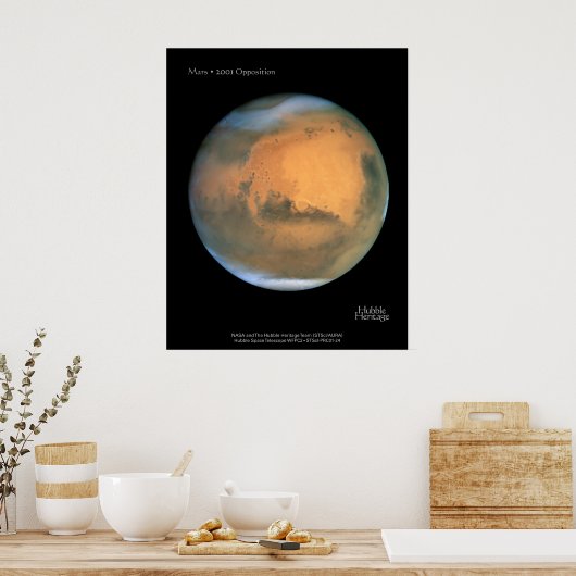 火星-2001Opposition2001-24a ポスター (キッチン)
