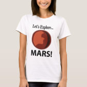 火星 Let's Explore Tシャツ (正面)