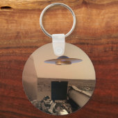 火星InSightエイリアンUFOソーサーの遭遇 キーホルダー (正面)