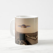 火星InSightエイリアンUFOソーサーの遭遇 コーヒーマグカップ (正面左)