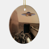 火星InSightエイリアンUFOソーサーの遭遇 セラミックオーナメント (右)