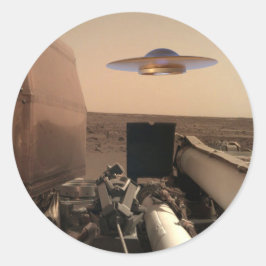 火星InSightエイリアンUFOソーサーの遭遇 ラウンドシール