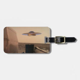 火星InSightエイリアンUFOソーサーの遭遇 ラゲッジタグ