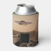 火星InSightエイリアンUFOソーサーの遭遇 缶クーラー (缶正面)