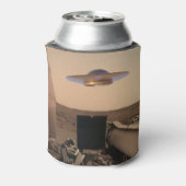 火星InSightエイリアンUFOソーサーの遭遇 缶クーラー (缶裏面)