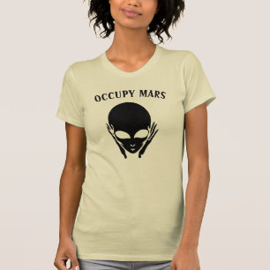 火星Tシャツを占領 Tシャツ